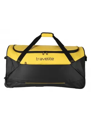 Táska TRAVELITE BASICS TROLLEY TRAVEL BAG FEKETE/SÁRGA