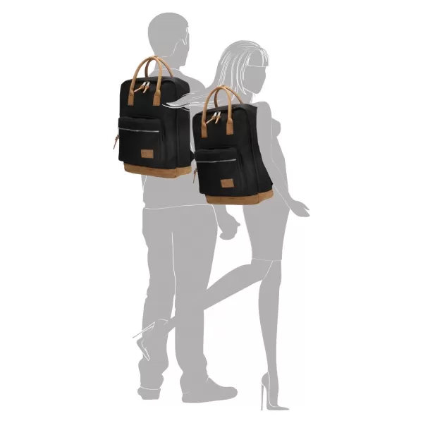  Hátizsák ENRICO BENETTI SANTIAGO 17 NOTEBOOK BACKPACK 19 L FEKETE 