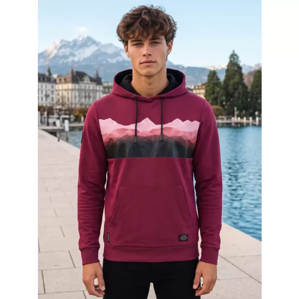  Férfi pulóver ALTISPORT GORO BURGUNDIA 