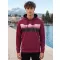 Férfi pulóver ALTISPORT GORO BURGUNDIA