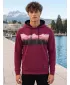 Férfi pulóver ALTISPORT GORO BURGUNDIA
