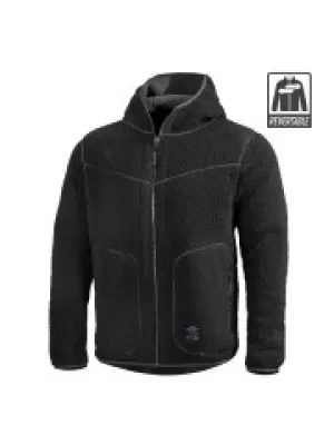 Polár pulóver PENTAGON IANOS SHERPA 2 K09057 RAL7013/FEKETE
