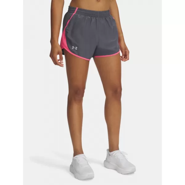  Női rövidnadrág UNDER ARMOUR UA FLY BY 3 SHORTS 1382438-027 SZÜRKE 