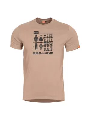 póló PENTAGON AGERON BUILD YOUR GEAR K09012 KHAKI