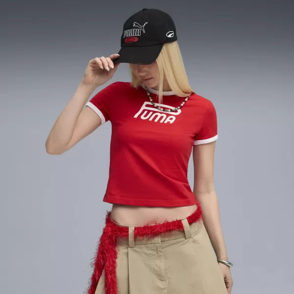  Női póló PUMA FUTURE MINDEN IDŐK PIROS 