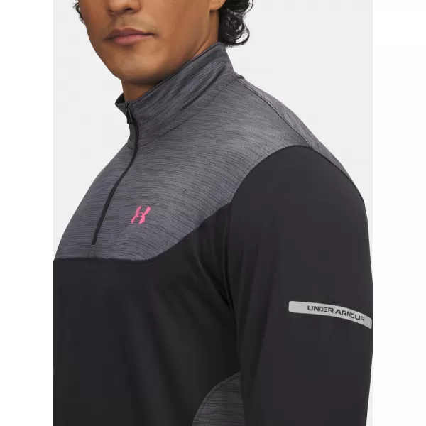  Férfi póló UNDER ARMOUR UA TECH UTILITY 1/4 ZIP 6004963-001 FEKETE 