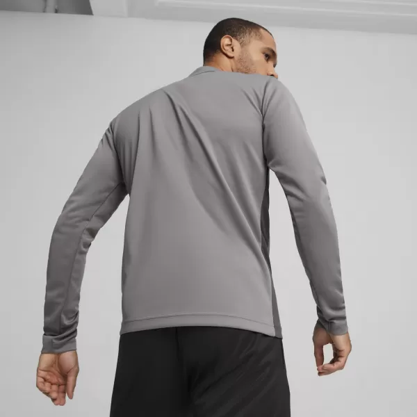  Ing PUMA TEAMGOAL TRAINING 1/4 ZIP TO 658629_13 ÖNTÖTTVAS/FEHÉR/ÁRNYÉKSZÜRKE 
