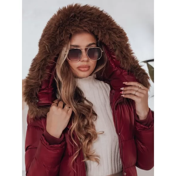  Női kabát DSTREET TY5008 PIROS 