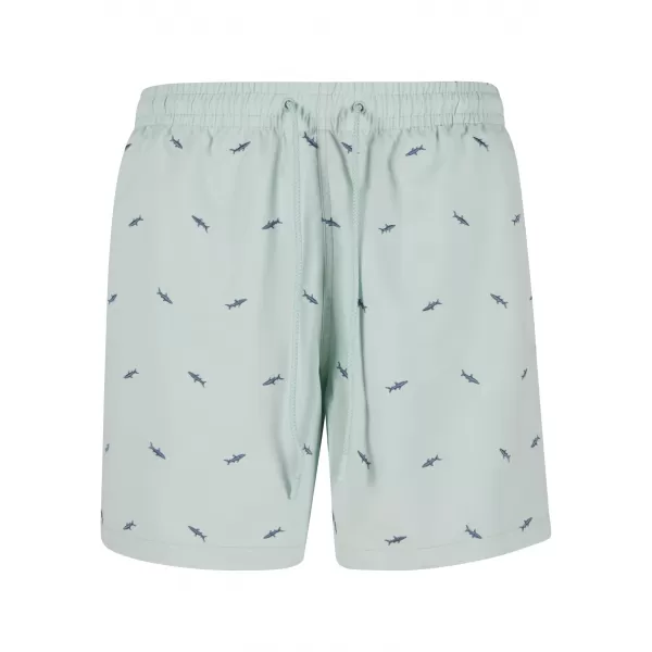  Fürdési rövidnadrág URBAN CLASSICS TB2680 FROT MENTA/VINTAGE BLUE 