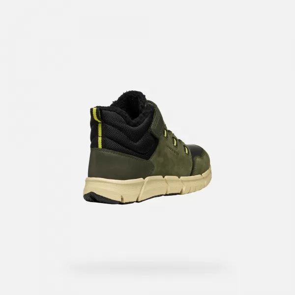  Fiú bokacsizma GEOX FLEXYPER B ABX J949XA032MEC0498 KHAKI 