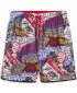 Rövidnadrág PUMA HOOPERHOTLINE AOP 7" SHORTS 63283701 MINDEN IDŐKRE PIROS/AOP