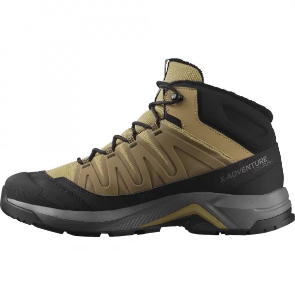 Férfi cipők SALOMON X-ADVENTURE COLDRUSH WATERPROOF MOSZAT/FEKETE/ÓN 