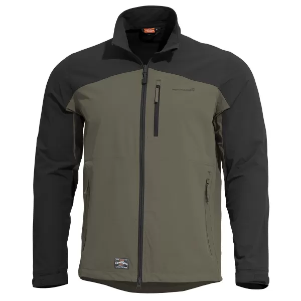  Kabát PENTAGON ELITE LIGHT SOFTSHELL JACKET K08044 BARNA SZÜRKE/MIX 