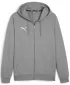 Kabát PUMA TEAMGOAL CASUALS HOODED JACK 658595_33 KÖZEPES SZÜRKE HEATHER/FEHÉR