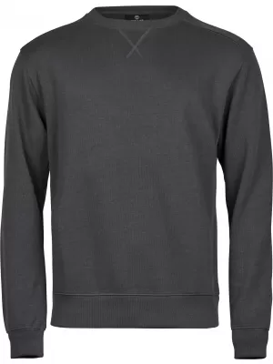 Férfi pulóver TEE JAYS | TJ 5504 SÖTÉTSZÜRKE