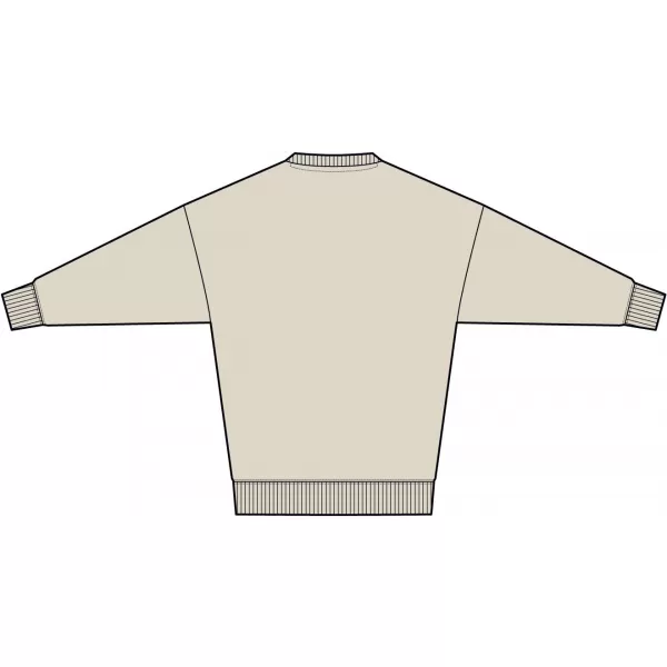  Női pulóver PUMA ESS OVERSIZED CREW FL 68540087 ALPESI HÓ 
