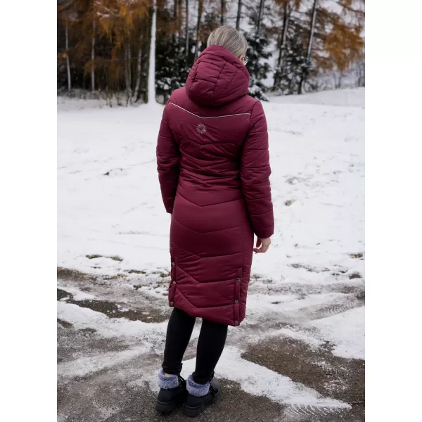  Női kabát ALTISPORT GIULIA BURGUNDIA 