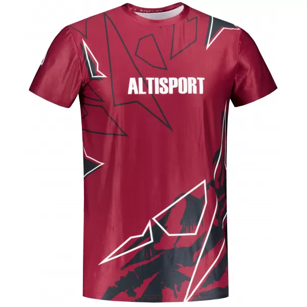  Prémium férfi szabadidő ing ALTISPORT VOJ/ALM123TR06 SÖTÉTVÖRÖS 