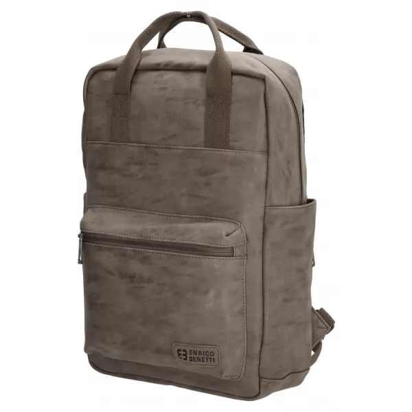  Hátizsák ENRICO BENETTI ROTTERDAM 13 NOTEBOOK BACKPACK KÖZEPES SZÜRKÉS 