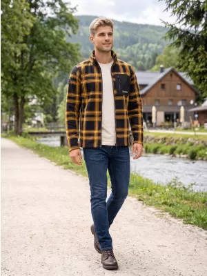 Férfi pulóver ALTISPORT SERAN BOROSTYÁN