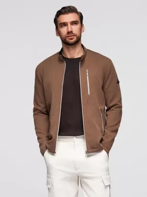 Kabát OMBRE OM-JANP-0229 BARNA