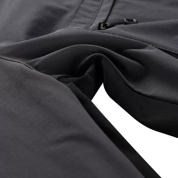  Férfi softshell nadrág ALPINE PRO AKAN 2 SÖTÉTSZÜRKE 