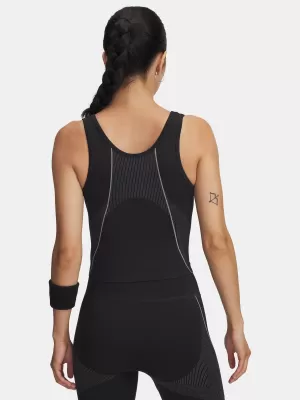 Női felső UNDER ARMOUR UA VANISH SEAMLESS TANK 6000640-004 FEKETE