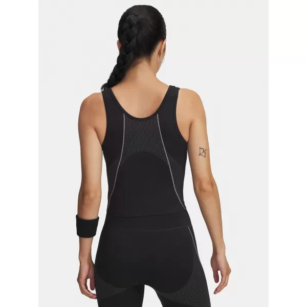 Női felső UNDER ARMOUR UA VANISH SEAMLESS TANK 6000640-004 FEKETE 