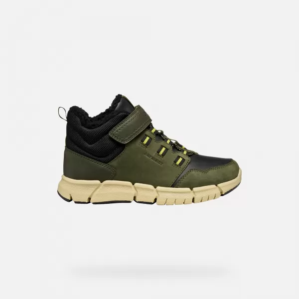  Fiú bokacsizma GEOX FLEXYPER B ABX J949XA032MEC0498 KHAKI 