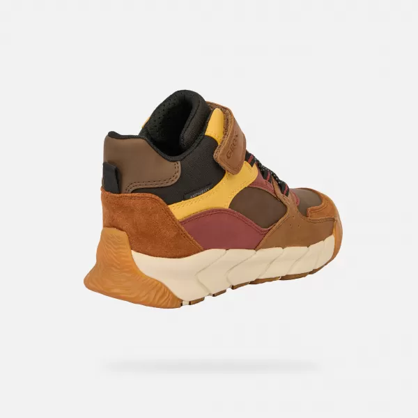  Fiú bokacsizma GEOX FLEXYPER PRO BOY B J56NBA0ME22C6FN6 BARNA 