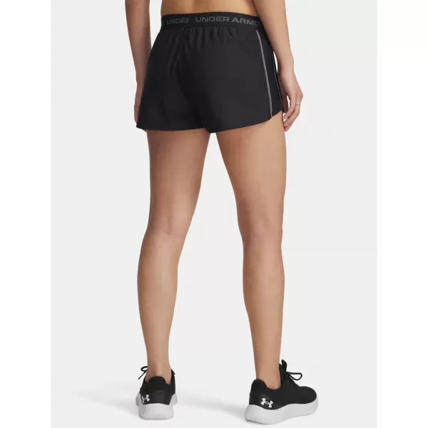  Női rövidnadrág UNDER ARMOUR TECH PLAY UP SHORTS 1389882-001 FEKETE 