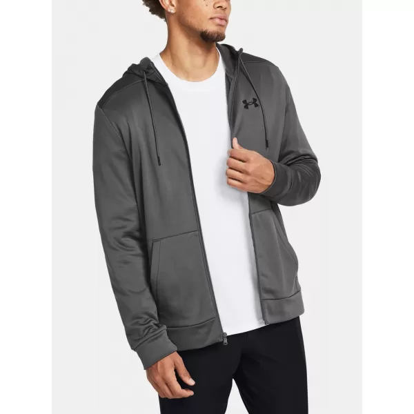  Férfi pulóver UNDER ARMOUR UA ARMOUR FLEECE FZ HOODIE 1373357-025 SZÜRKE 