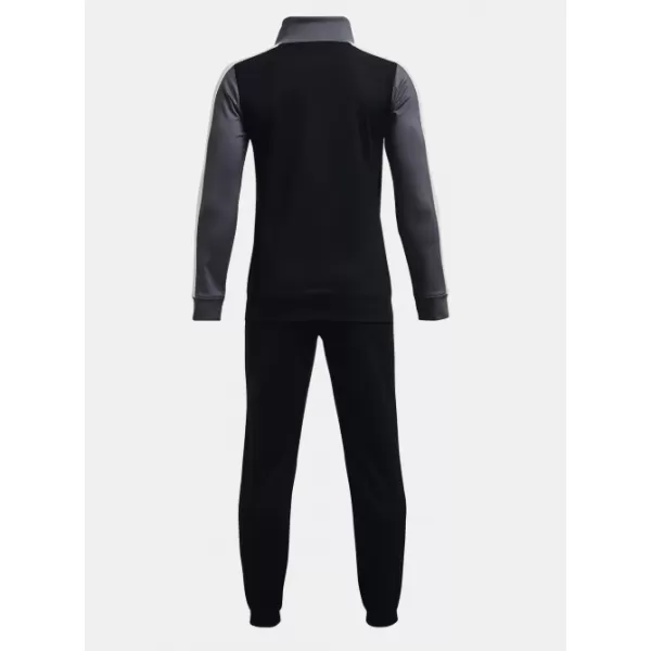  Fiúk készlet UNDER ARMOUR UA RIVAL CB KNIT TRACK SUIT 1373978-044 SZÜRKE 