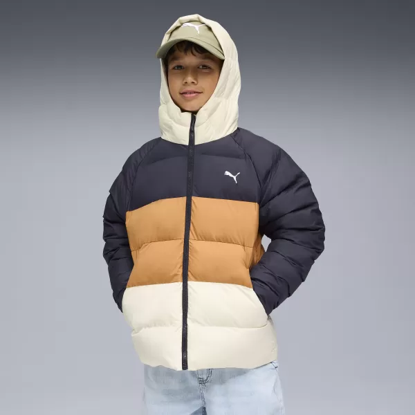  Gyermek dzseki PUMA SYNTHETIC HOODED PUFFER JACKET 68840416 ÚJ HADITENGERÉSZET 
