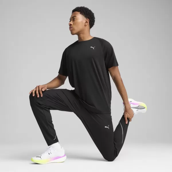  Ing PUMA M RUN CLOUDSPUN TEE 52662901 PUMA FEKETE 