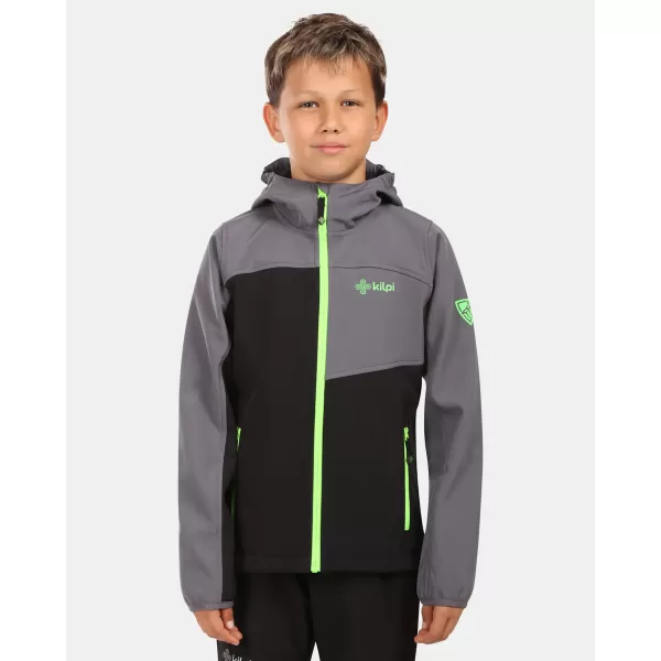  Gyermek softshell kabát KILPI RAVIO-J ZJ0105KI FEKETE 