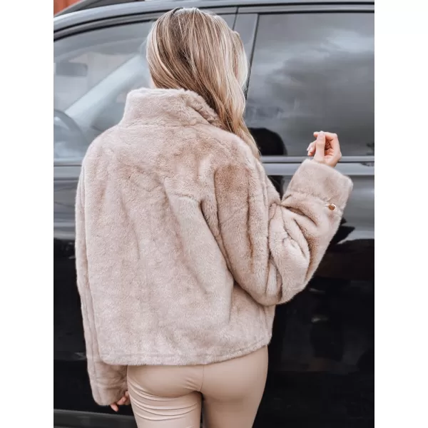  Női kabát DSTREET TY5248 BÉZS 