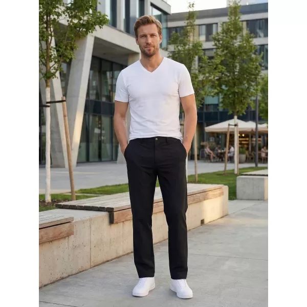  Férfi nadrág ALTISPORT ATS TROUSER CLASSIC-FIT FEKETE 
