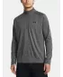 Férfi póló UNDER ARMOUR UA TECH TEXTURED 1/2 ZIP 1382797-025 SZÜRKE