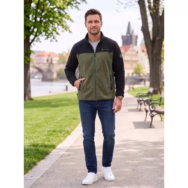  Férfi polár pulóver ALTISPORT GAMEL KHAKI 