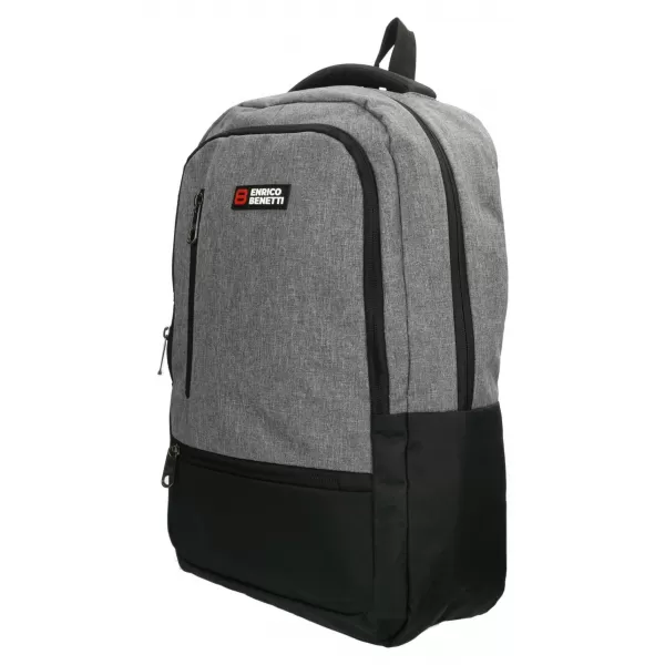  Hátizsák ENRICO BENETTI HAMBURG 15 NOTEBOOK BACKPACK VILÁGOSSZÜRKE 