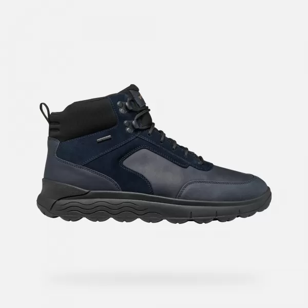 Férfi bokacsizma GEOX SPHERICA 4X4 ABX SÖTÉTKÉK 