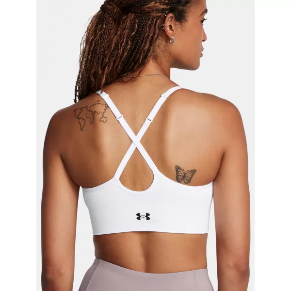  Női melltartó UNDER ARMOUR VANISH SEAMLESS LOW BRA 1384417-100 FEHÉR 