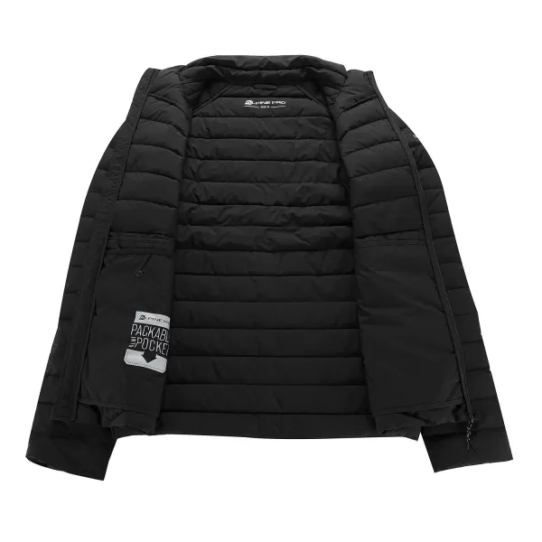  Kabát ALPINE PRO RETER FEKETE 