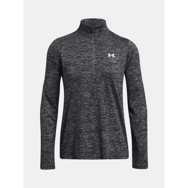  Női pulóver UNDER ARMOUR TECH 1/2 ZIP- TWIST FEKETE 
