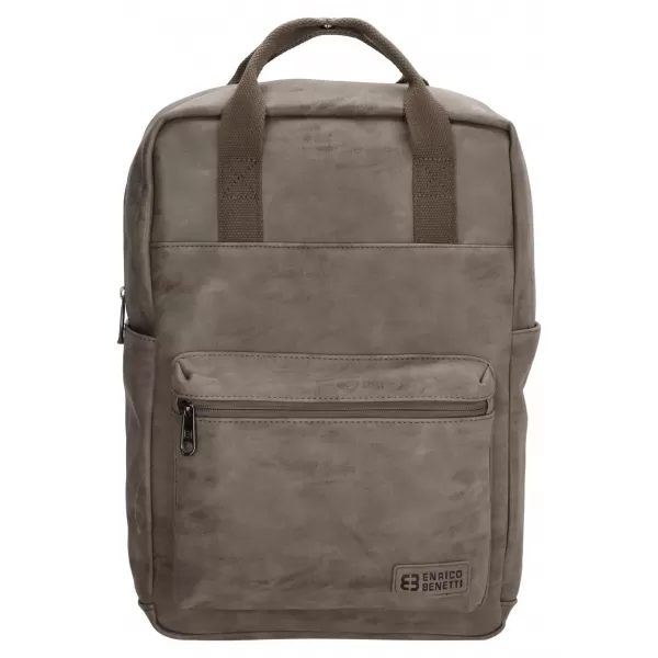  Hátizsák ENRICO BENETTI ROTTERDAM 13 NOTEBOOK BACKPACK KÖZEPES SZÜRKÉS 