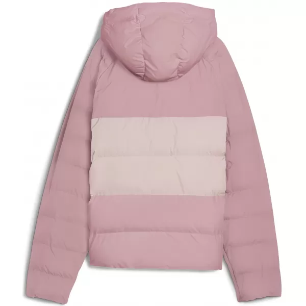  Gyermek dzseki PUMA SYNTHETIC HOODED PUFFER JACKET 68840465 KIEGYENSÚLYOZOTT RÓZSASZÍN 