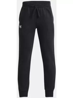 Fiú melegítőnadrág UNDER ARMOUR UA RIVAL FLEECE JOGGERS 1379787-001 FEKETE