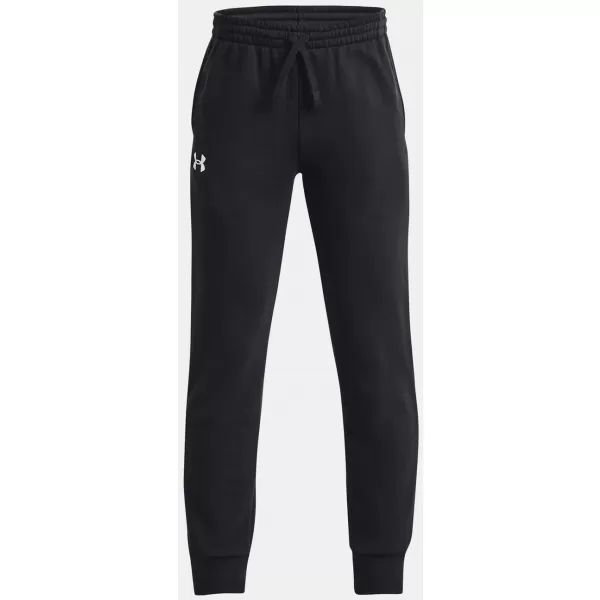  Fiú melegítőnadrág UNDER ARMOUR UA RIVAL FLEECE JOGGERS 1379787-001 FEKETE 