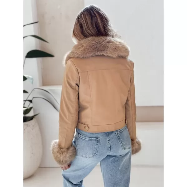  Női kabát DSTREET TY5139 KARAMELLA 